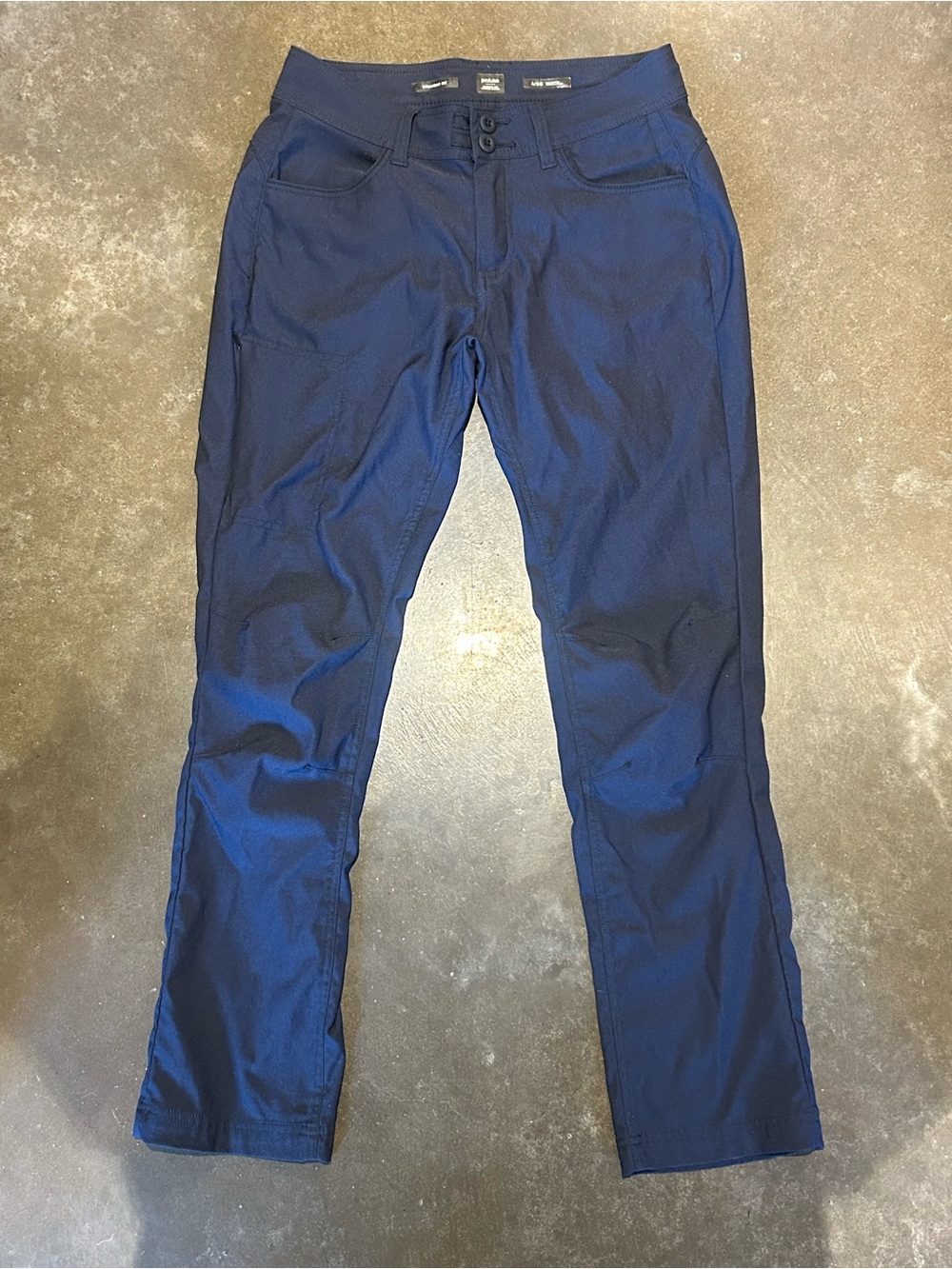 prAna Straight Leg Pants in Navy Blue - Women 4/RG